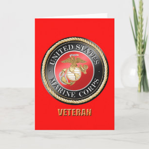 Kort för USMC-veteranhälsning