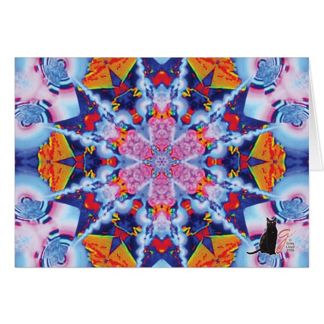 Kort för Utopia Kaleidoscopehälsning (Framsidan Horizontal)