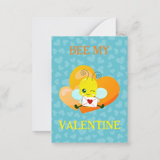 Kort för Valentineser i barnskolan (Framsida)