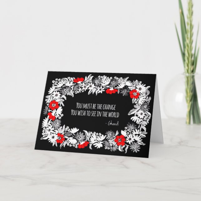 Kort för välgörenhetshälsning (Framsida)