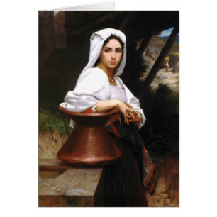 Kort för vatten för Bouguereau italienskt