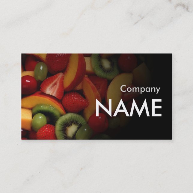 Kort för vegetarian för fruktsaft för (Framsida)