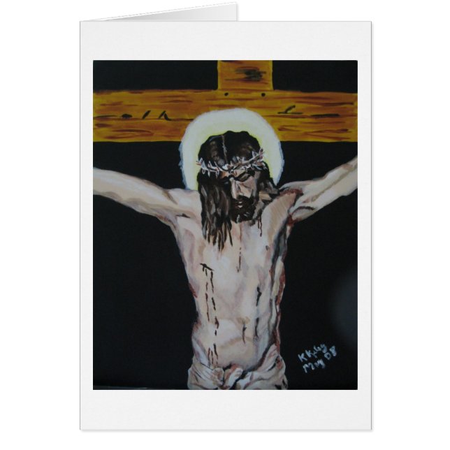 Kort för Velazquez Crucifixionstudie (Framsidan)