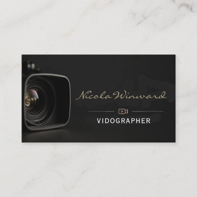 Kort för videoproducent (Framsida)