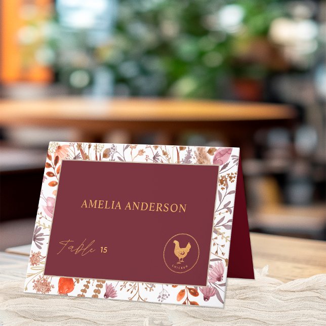 Kort för vildblommor Kycklmålsgäst Namn (Skapare uppladdad)