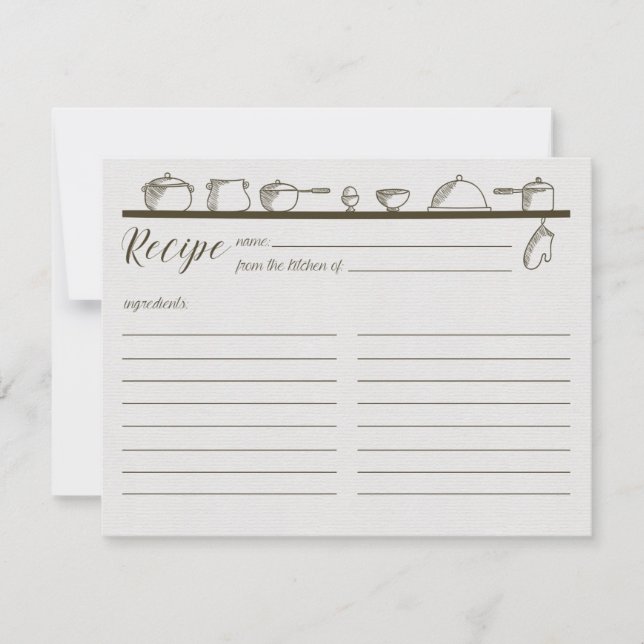 Kort för vintage (Framsida)