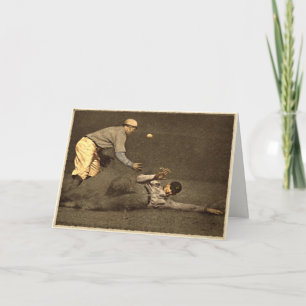 Kort för vintagebaseballhälsning
