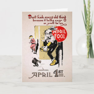 Kort för vintagens aprildag