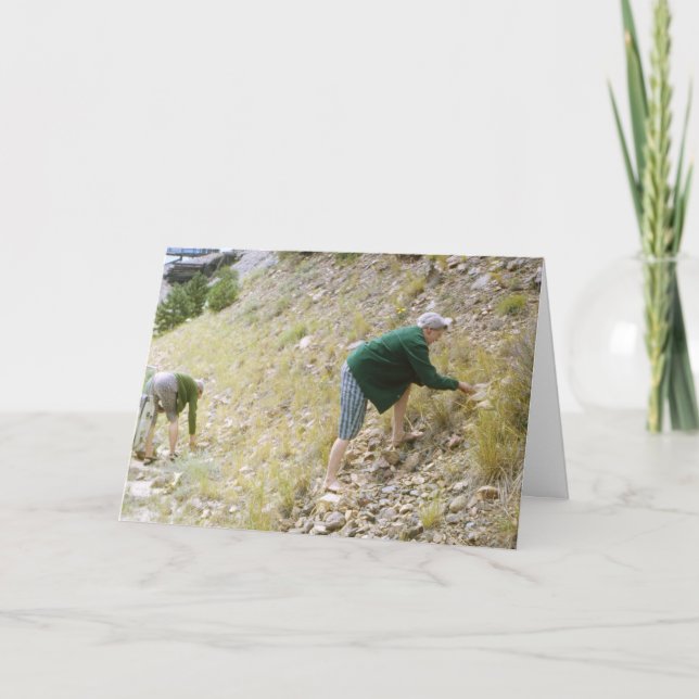 Kort för vintageRockhounding hälsning (Framsida)