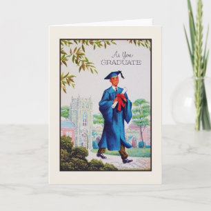 Kort för vintagestudentenhälsning