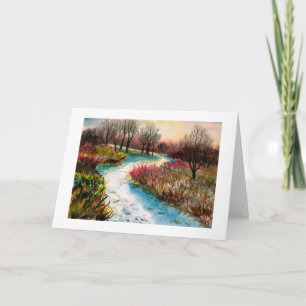 Kort för vinterplatshälsning