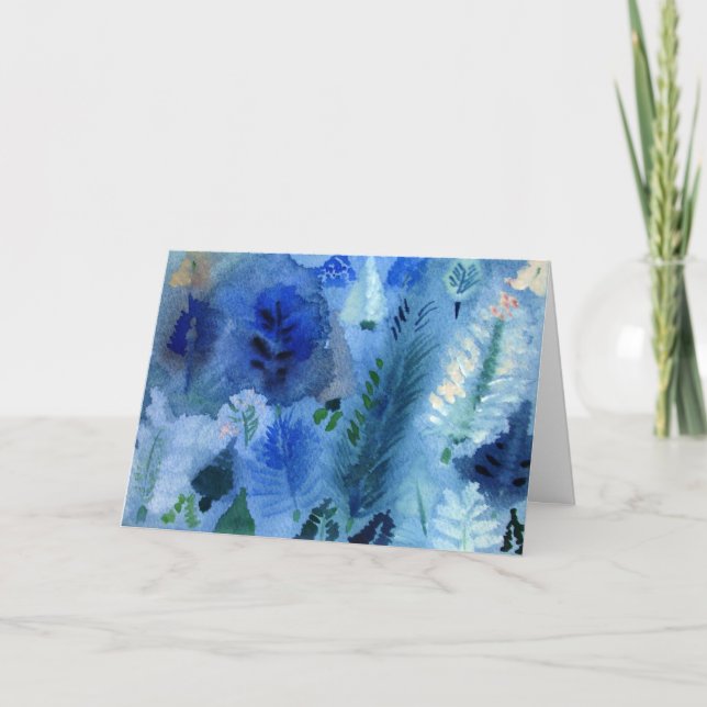 Kort för vinterunderlandhälsning (Framsida)