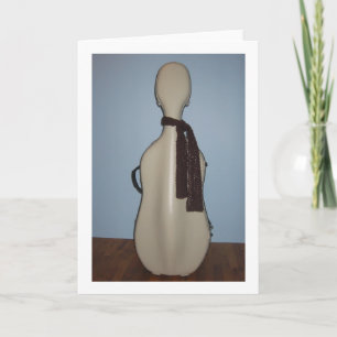 Kort för vintervioloncellhälsning