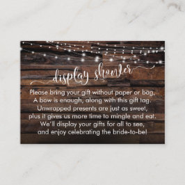 Kort för Visning av trä och Ljus-Möhippa