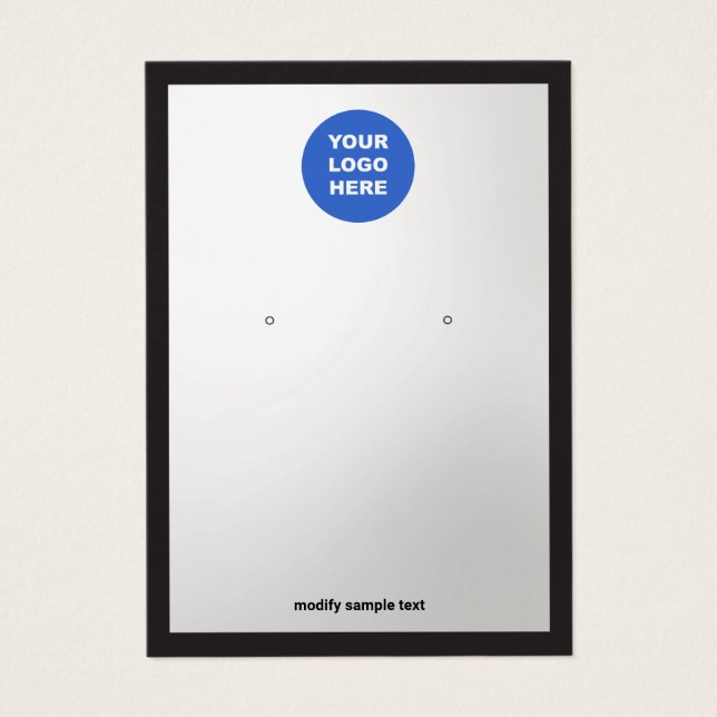 Kort för Visning för avläsning av Logotyp, överton (Framsidan)