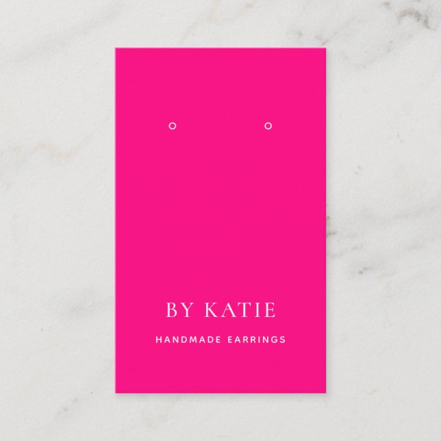 Kort för Visning för avläsning av shock rosa Anpas (Framsida)