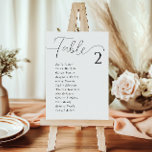 Kort för vita bröllop-säten med enkel elegant<br><div class="desc">Vi presenterar våra enkla Bröllop-säteskort för Elegant! Dessa kort ger en perfekt som blandar sofistikering och enkelhet, vilket är perfekt för alla elegant bröllop-ärenden. Med sin vita bakgrund och fet svart text har det aldrig varit lättare att hitta din plats. Personlig med egna namn, dessa kort lämnar en avslappnadens minimalistiska...</div>