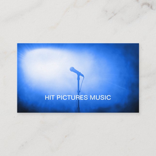 Kort för vokalist för Deejay för (Framsida)