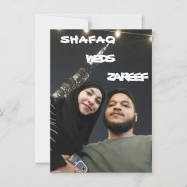 KORT FÖR WEDD-INBJUDAN MED BILDER OCH TECKENSNITT