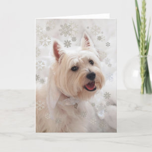 Kort för Westie Snowflakeängel