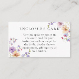 Kort för Wildbloms Möhippa-hölje för vattenfärg