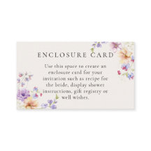 Kort för Wildbloms Möhippa-hölje för vattenfärg