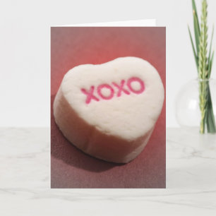 Kort för XOXO-godishjärta