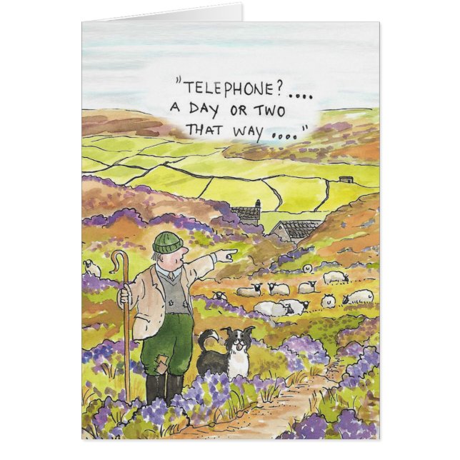 Kort för Yorkshire fårbonde (Framsidan)