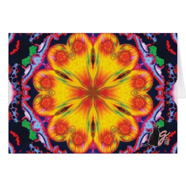 Kort för zenitKaleidoscopehälsning (Framsidan Horizontal)