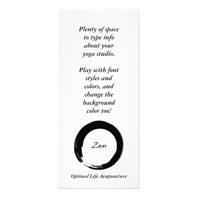 Kort för Zensymbolkugge (Framsidan)