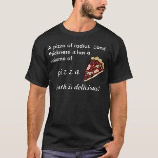 Kort - formeln för läcker pizza t-shirt