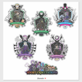 Kort förväntningar klistermärken