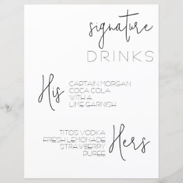 Kort fråga Namnteckning Pub Menu