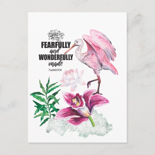 Kort från bibeln med illustrationer med vattenfärg (Framsida)