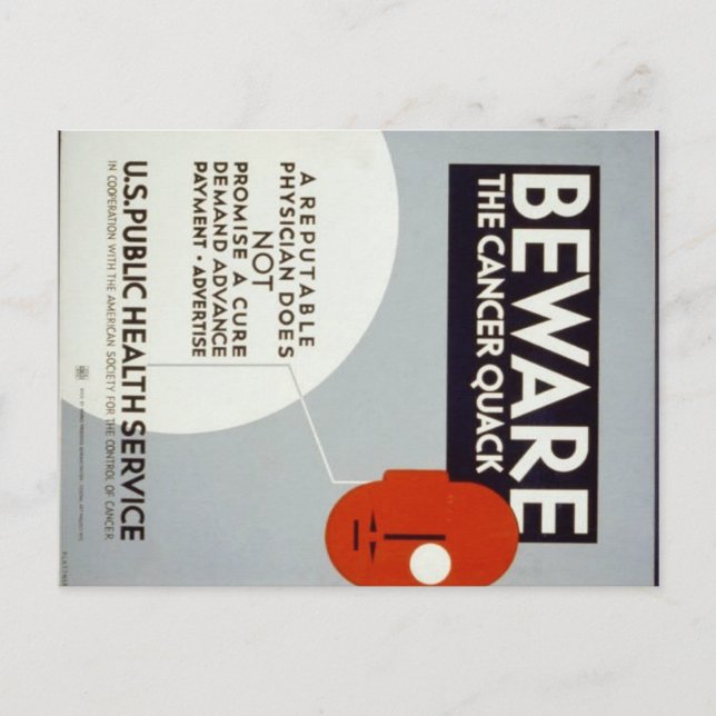 Kort från USA:s hälsodepartement (Framsida)