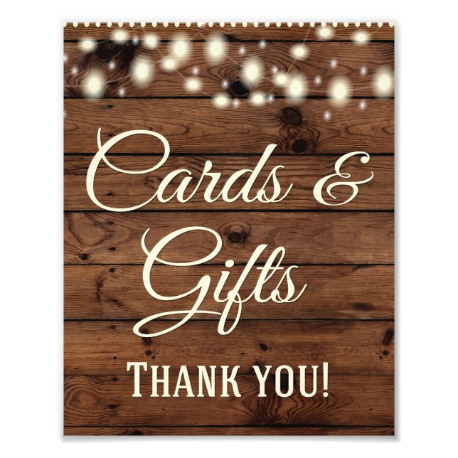 Kort, gåvor, Bröllop-tecken, Bröllop-dekoration, R Fototryck (Framsidan)