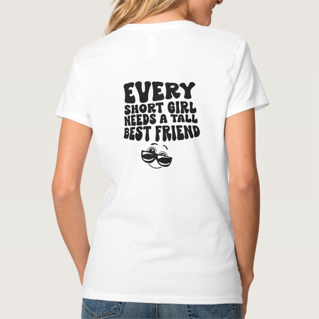 Kort Girl Tall Friend T Shirt (Baksida)