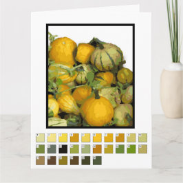 Kort - Gourd Harvest Paint efter nummer..