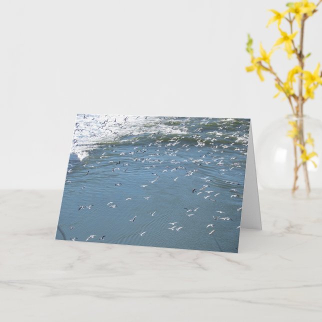 Kort - hälsning - Önska att du var här... (Gul blomma)