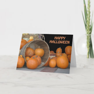Kort, "Happy halloween Pumpkins" Kort