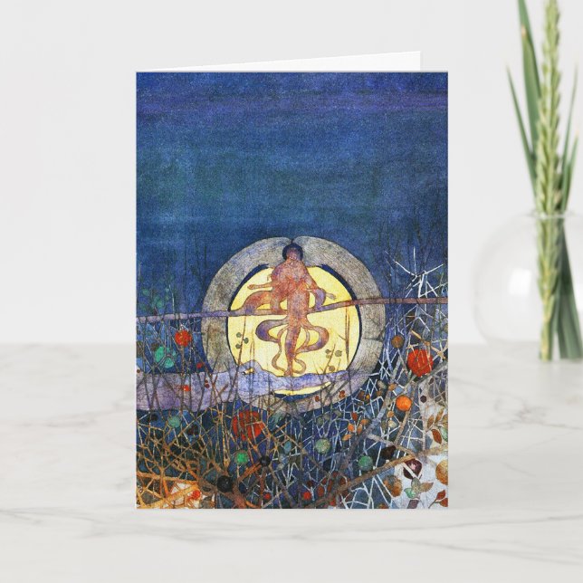 Kort: Harvest Måne av C.R. Mackintosh Kort (Framsida)