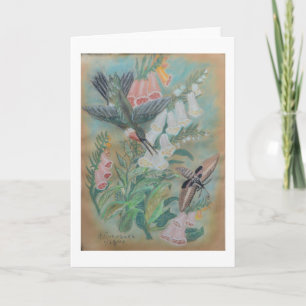 Kort - Hummingbird and Moth