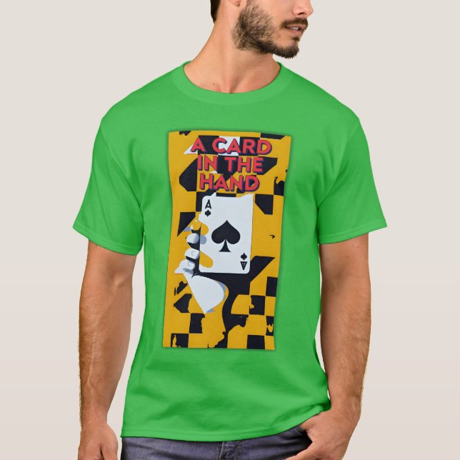 Kort i vintagen t shirt (Framsida)