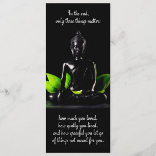 Kort/inbjudan för Buddha citationstecken 3 Inbjudningar