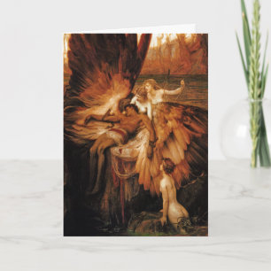 Kort/inbjudan: Lament for Icarus by H. Draper Kort