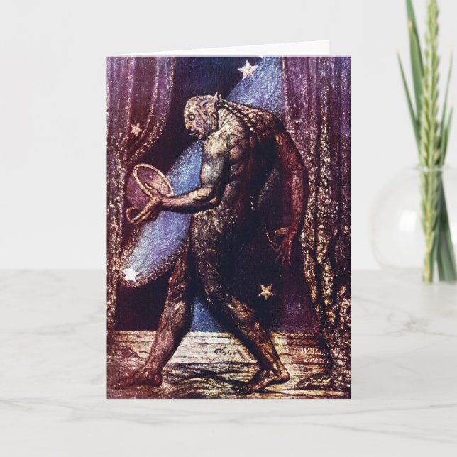 Kort/inbjudan till Halloween fest: Ghost of A Flea Inbjudan (Framsida)