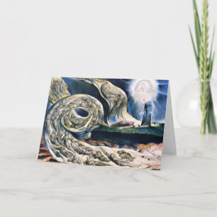 Kort/inbjudan: "Whirlwind of Älskare by W. Blake Inbjudan