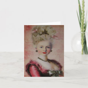 Kort/inbjudningar för drottningMarie Antoinette ~ Inbjudan