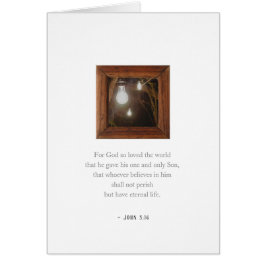 Kort John 3:16 Verse Jesus Elegant Editable Jesus