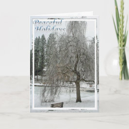 Kort, jul, nyår - fredliga Helgdagar Helgkort